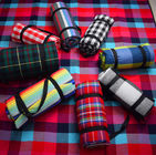 Water Resistant Picnic Floor Mat , Colored Checkered Picnic Blanket