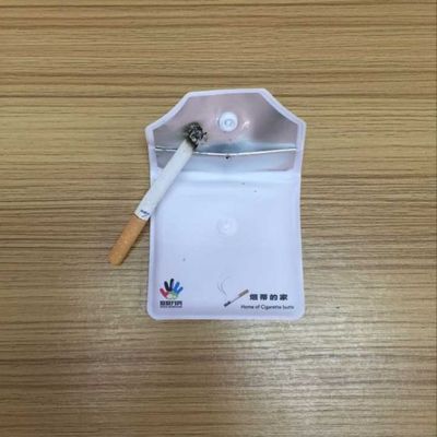 OEM van de de Tabakszak van EVA PVC Mini Disposable Pocket Ashtray Small