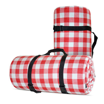 180*200 Buitengewoon brede de Picknick Algemene Rood van de picknickdeken en Wit