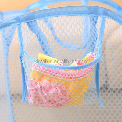Draagbare Kleurrijke Vouwbare Mesh Laundry Basket Reusable Dirty-Doekenzak