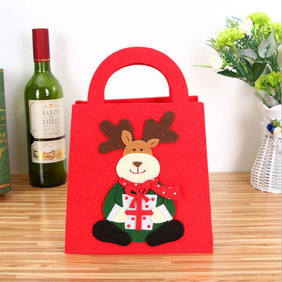 20*28cm voelden de Ontwerper Christmas Handbags van Tote Bag Cartoon DIY