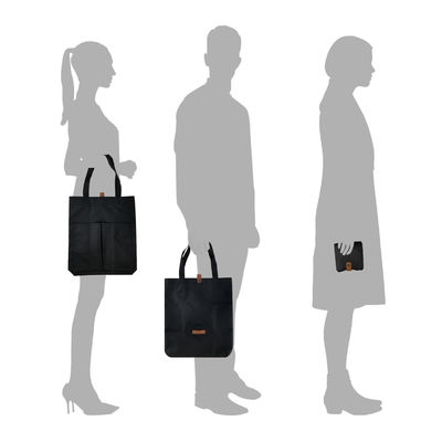 Eco Vriendschappelijk Canvas Tote Bags Lightweight With Zipper