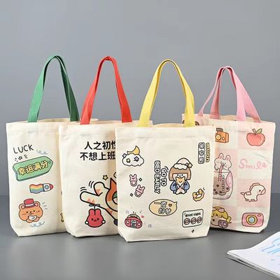 Customization Cotton Cloth Bag Fashion Canvas Bag met handvaten