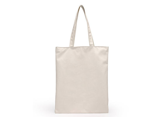 Katoenen Canvas Bulkgrootte Wit Duidelijk Tote Bags Transfer Print Logo