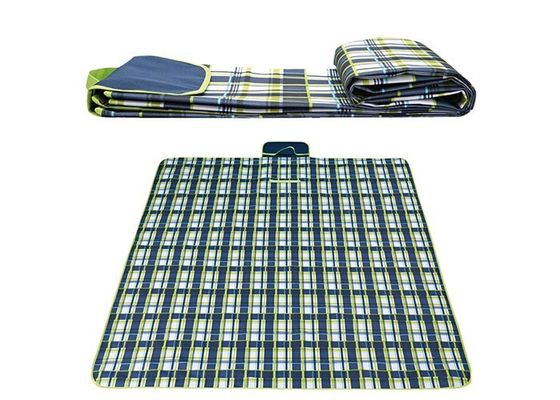 Kwaliteit  Polyester Waterproof Picnic Mat Backing For Beach Polyetser Peva Material fabriek