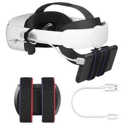 Regelbare Achter de Machtsbank van de Batterijriem het Bevestigen Steun voor Oculus-Zoektocht 2 MOBIELE Batterijhouder voor Zoektocht 2 Hoofdtelefoon VR