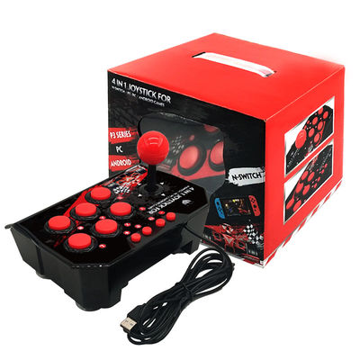 Groothandelsprijs 4 Spelen van in-1 Retro de Tuimelschakelaar van Arcade Station USB Getelegrafeerde het Vechten van het de Bedieningshendelcontrolemechanisme van het Stokspel TV van For Android