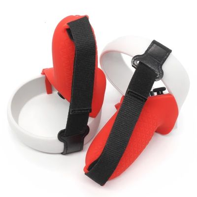 Hete Verkoop 2in1 Kit Silicone Cover Knuckle Strap voor Oculus-Zoektocht 2 VR-de Greep van Protective Case Handle van het Aanrakingscontrolemechanisme voor Zoektocht 2