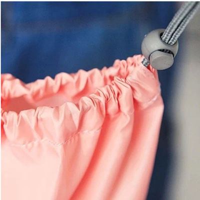 het promotie de stoffenpolyester van de eco vriendschappelijke schoonheid waterdichte drawstring doet de zak van het Douanestoflaken voor doekgift in zakken