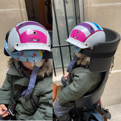 Bevestigend van de de Steunhouder van de Bandbaby Hoofd van de de Slaapriem van de de Babyveiligheid van de Autoseat van de de Slaap Hoofdreis de Wandelwagen Zacht Hoofdkussen