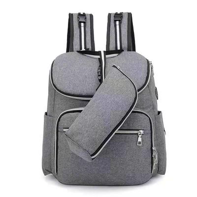 2 In1-van de de Luierrugzak van de Zuigelingsbaby de Lader van Mami Mummy Bag With USB