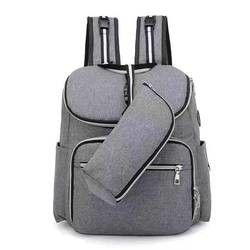 2 In1-van de de Luierrugzak van de Zuigelingsbaby de Lader van Mami Mummy Bag With USB