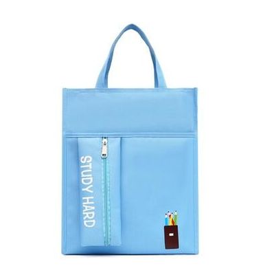 Van het de Zakkena4 Canvas van de Studenten van de fabrieksprijs van de Handtaspencilbag de Waterdichte van de de Capaciteitsschooltas Grote Levering Van een privé-leraar van de het Bureauschool