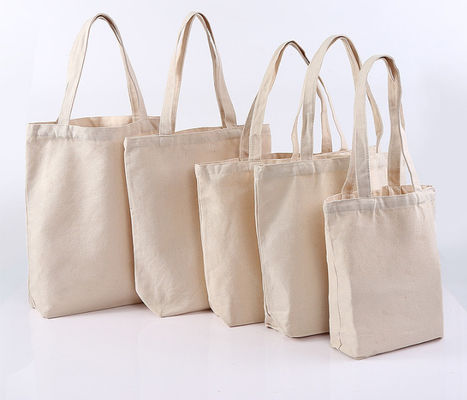 De gevouwen het winkelen van het Canvastote bags van 14OZ 16OZ Zakken van het Vrouwenhandvat