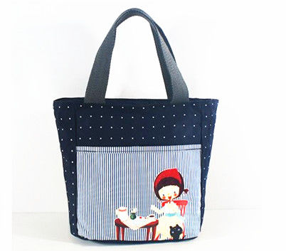 Recycleer de Organische Eco-Reis Tote Bags Gravure Printing van Canvaszakken