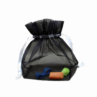 Vouwbaar Mesh Nylon Drawstring Bags Portable Klein voor Gift
