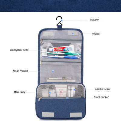 Van de de Zak Kosmetische Zak van de ritssluitings maakt het Waterdichte Make-up de Schoonheidsgeval van de de Opslagreis van Organisatortoiletry bag kits omhoog de Waszak