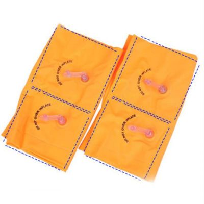 Jonge geitjes die van de de Vlotterlucht van pvc van Wapenring foldable Opblaasbare de Kokerscirkel zwemmen