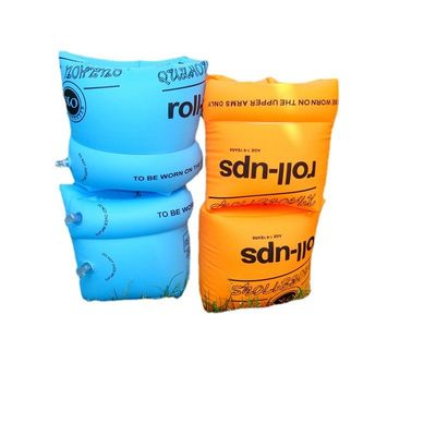 Jonge geitjes die van de de Vlotterlucht van pvc van Wapenring foldable Opblaasbare de Kokerscirkel zwemmen