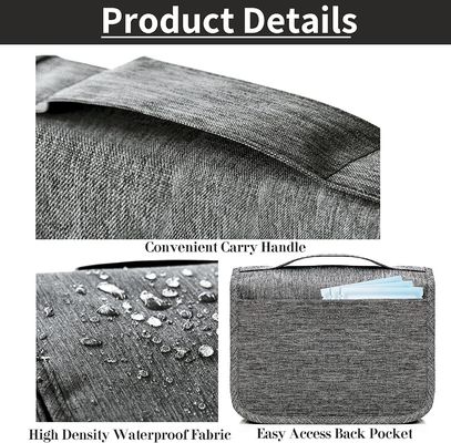 Draagbare toiletry van de reiszak zakken voor mannen en vrouwen