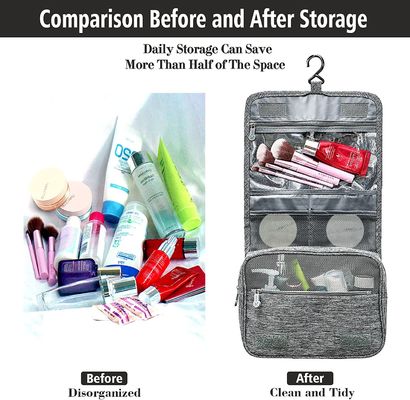 Draagbare toiletry van de reiszak zakken voor mannen en vrouwen