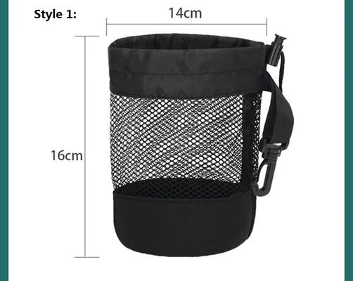 Van de Zakmesh pocket net pouch for van Drawstring van polyestersporten van het de Opslaggolf het Tennisbal