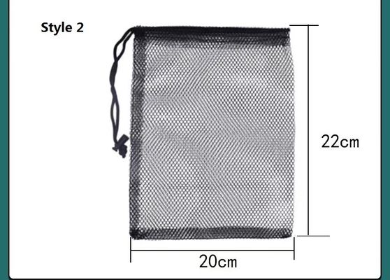 Van de Zakmesh pocket net pouch for van Drawstring van polyestersporten van het de Opslaggolf het Tennisbal