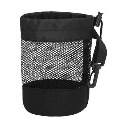 Van de Zakmesh pocket net pouch for van Drawstring van polyestersporten van het de Opslaggolf het Tennisbal
