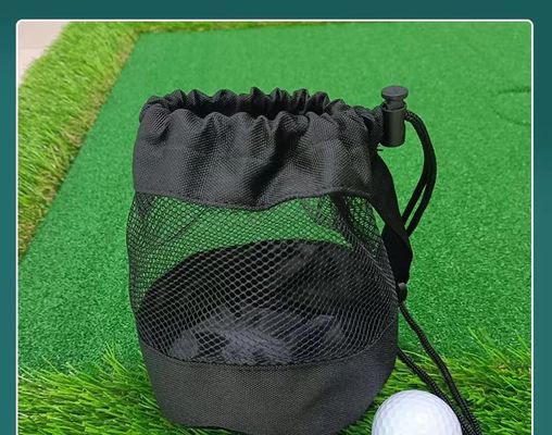Van de Zakmesh pocket net pouch for van Drawstring van polyestersporten van het de Opslaggolf het Tennisbal