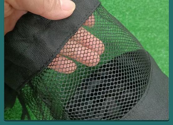 Van de Zakmesh pocket net pouch for van Drawstring van polyestersporten van het de Opslaggolf het Tennisbal