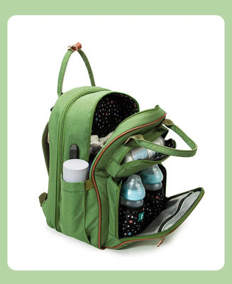 Waterdichte Natte Douane Logo Mommy Baby Diaper Bag met Veranderend Bed
