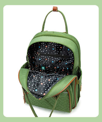 Waterdichte Natte Douane Logo Mommy Baby Diaper Bag met Veranderend Bed