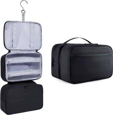 Toiletries van de water Bestand Badkamers Organisator PU Leather Cosmetic Bags voor Mannen Vrouwen