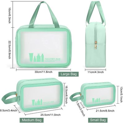 Toiletry Zak voor Vrouwenmannen, Waterdichte de Reisorganisator van de Make-up Kosmetische Zak voor Toebehoren