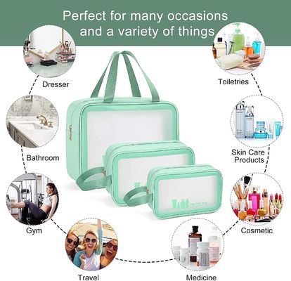 Toiletry Zak voor Vrouwenmannen, Waterdichte de Reisorganisator van de Make-up Kosmetische Zak voor Toebehoren