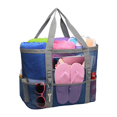 Van het de Hittebehoud van vrouwenmesh transparent bag double layer Zakken van het de Picknickstrand de Grote