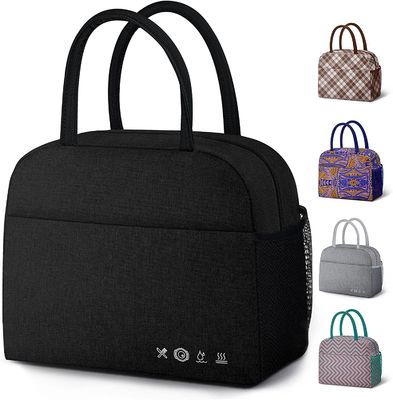 Polyester Opnieuw te gebruiken Geïsoleerde Lunch Tote Bag For Women Men