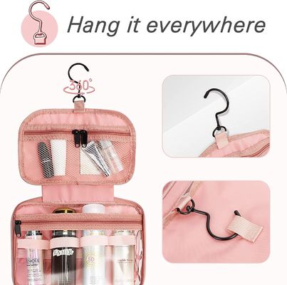 De draagbare van de het Gevalzak van de Reis Zwarte Make-up Kosmetische Toiletry van de de Zakmake-up Kosmetische Organisator van de Zakreis