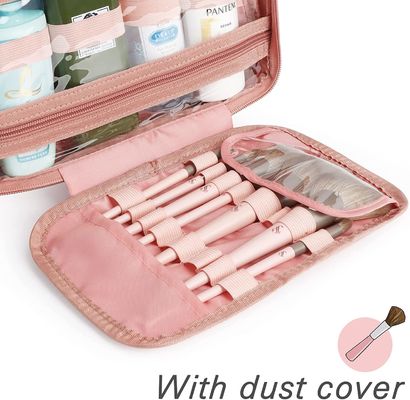 De draagbare van de het Gevalzak van de Reis Zwarte Make-up Kosmetische Toiletry van de de Zakmake-up Kosmetische Organisator van de Zakreis
