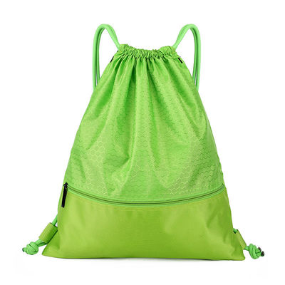 Van de het Koordzak van de douane Opnieuw te gebruiken Tropische Trekkracht de Polyesterschooltas van Drawstring voor Openlucht