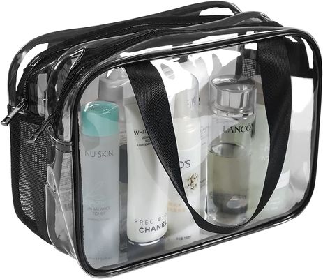 Transparante Toiletry van de Make-upzak van de de Reiszak van de Zak Grote grootte Transparante Waterdichte Transparante de Make-upzak
