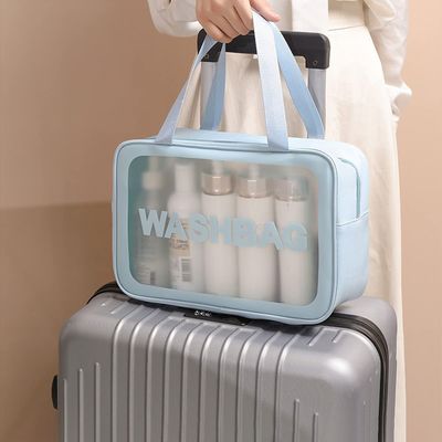 Duidelijke Toiletry Zak 3 PCs-de Waszak van de Make-up Kosmetische Transparante Reis voor Vrouwen