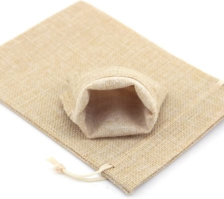 Giftzakken met Drawstring, van het de Zakkensuikergoed van de Linnenjute de Zak van de Zakkenzoetigheden voor de Partij van het Kerstmishuwelijk