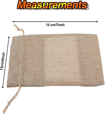 Van de de Zakjute van Organza van de jute de Zuivere Zak Zakken van de de Zakkengift met Drawstring, voor de Gunsten Kosmetische Steekproeven Mesh Pouch van de Huwelijkspartij