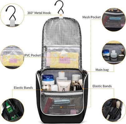 draagbare, lichtgewicht, Hangende Toiletry Zak voor van de de Make-upzak van de Vrouwenreis de Organisator Toiletries Bag