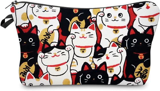 Lucky Cat Cosmetic Bag voor de Zakken van de Vrouwenmake-up reist de Waterdichte Toiletry Organisator van Zaktoebehoren
