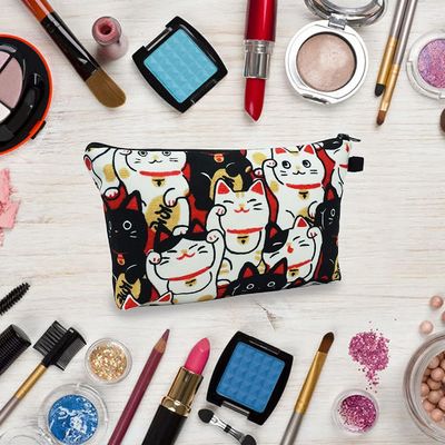 Lucky Cat Cosmetic Bag voor de Zakken van de Vrouwenmake-up reist de Waterdichte Toiletry Organisator van Zaktoebehoren