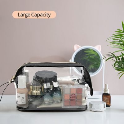 De grote Zak van de Make-upzakken van de Reis Kosmetische Zak Waterdichte Transparante Grote met Ritssluiting, Duidelijke Toiletry Zak voor Vrouwen