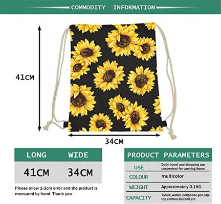 Duurzaam en Waterdicht Lager Capacity Drawstring Bag Backpack