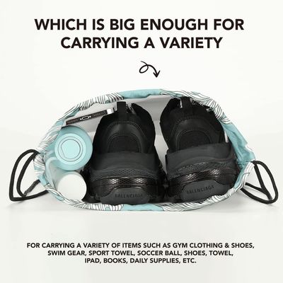 De lichtgewicht en waterdichte van het de Zakkoord van Rugzakdrawstring van de Zaksackpack de Gymnastieksporten reizen Rugzak